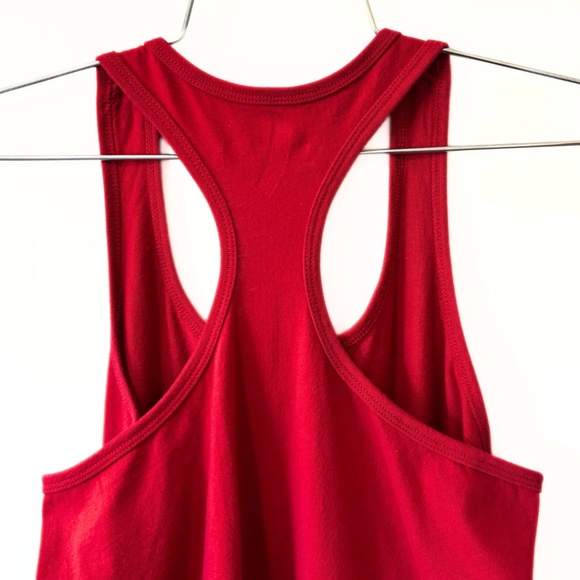 Beaver Canoe Racerback Tank Red Size M - Picture 6 of 7